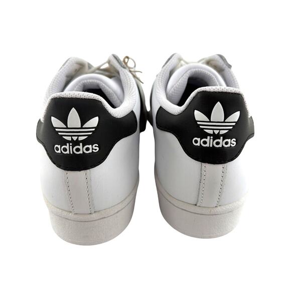 Adidas Women's Cloud White Core Black Originals Superstar Shoes Size 8.5 - Picture 8 of 12